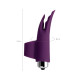 Фиолетовая вибронасадка на палец JOS Tessy - 9,5 см. (фиолетовый)