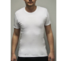Хлопковая футболка с коротким рукавом (белый|M)