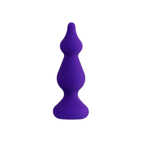 Фиолетовая анальная втулка Sholt - 10 см. (фиолетовый)