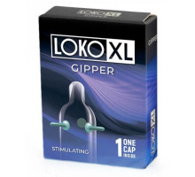 Стимулирующая насадка на пенис LOKO XL GIPPER