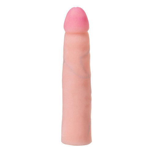 Женский страпон с вагинальной пробкой Woman Strap - 18 см. (телесный)