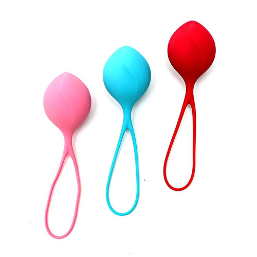Набор из трёх вагинальных шариков Satisfyer Strengthening Balls (разноцветный)