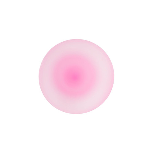 Розовая, светящаяся в темноте анальная втулка John Glow - 12,5 см. (розовый)