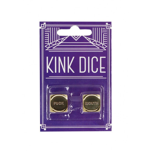 Золотистые игральные кубики Kink Dice (золотистый)