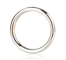Стальное эрекционное кольцо (серебро)