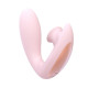 Розовый вибратор для G-точки Irresistible Desirable с бесконтактной клиторальной стимуляцией (розовый)