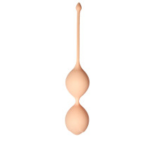 Телесные вагинальные шарики Кегеля со смещенным центом тяжести Delta (телесный)